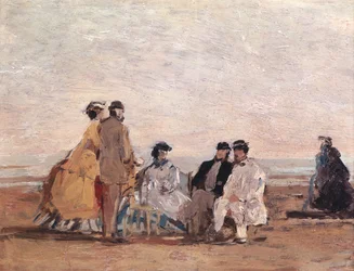 On the Beach at Trouville